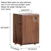 KKNH Coin Bank Wooden Piggy Bank with Lock, Coins Storage Box, Wooden Piggy Bank, Square Money Bank with Wooden Piggy Bank Gifts for Birthday for Boys and Girls view 3