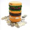 Coin Bank Hamburger Shape Piggy Bank for Saving Money and Room Decor Home-Deco Creative Home Decoration for Kids Boys Girls for Boys and Girls view 4
