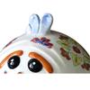 KKNH Coin Bank Piggy Bank Painted Ceramic Chicken for KidsCeramic Art Money Box Living Room Hand Painted Pottery Decorated for Boys and Girls view 4