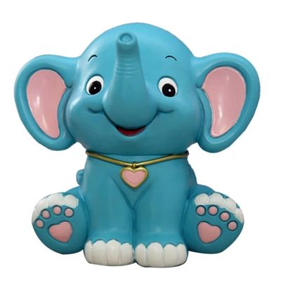 Coin Bank Piggy Bank,Cute Elephant Coin Bank,Resin Money Bank,for Kids Aldult Birthday Gift Home Decoration for Boys and Girls (Color : B)