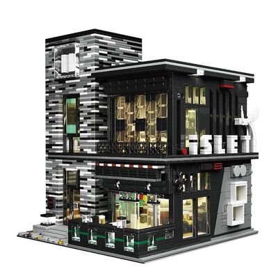General Jim's Pub and Restaurant City Modular Building Blocks Toy Bricks Set Two Level Amazingly Detailed Building Bricks MOC Toy Set - for Teens and Adults