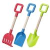 Jumbo Beach Shovels Rake Spade Toys Set for Kids, 16" Long Wooden Handle ABS Plastic Sand Scoop, Planting Summer Winter Gift for Mud Sand Snow Digging, Backyard Gardening Tool Accessories, 3 Pack view 1