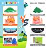 IPOURUP Dinosaur Toys for Kids 3-5: Wooden Stacking Montessori Toys for 3 4 5 6 7 Year Old Balance Competition Game for Family Ideal Christmas Birthday Gifts for Kids Ages 3-7 (Double Version) view 4