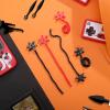 24 Pcs Ninja Party Favors Red and Black Stars Sticky Stretch Toys Elastic Funny Stars Toy for Ninja Birthday Party Favor Supplies view 4
