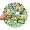 50 PCS Frog Stickers Decal Vinyl Waterproof Cartoon Stickers Frog Laptop Stickers Decorations for Book, Laptop, Bottle, Computer, Guitar, Bicycle view 2