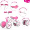 Wdmiya Baby Balance Bike 1 Year Old, Toddler Bike for One Year Old Girl Birthday Gift, 1-3 Years Toddler First Bike with No Pedal & Silence Wheels, Ride on Toy Gifts for 1 Year Old Girl view 2