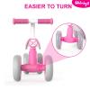 Wdmiya Baby Balance Bike 1 Year Old, Toddler Bike for One Year Old Girl Birthday Gift, 1-3 Years Toddler First Bike with No Pedal & Silence Wheels, Ride on Toy Gifts for 1 Year Old Girl view 4