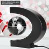 Magnetic Levitation Globe,C Shape Base Floating Decoration Black Silver World Map Globe with LED Lights for Fathers Students Teacher Business Boyfriend Birthday Gift Office Desk Decor(US) view 4