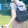 01 02 015 Diaper Bag, Waterproof Lightweight Size Diaper Bag Backpack Fashionable Diaper Bag Durable Wearresistant for Milk Powder Cans view 3