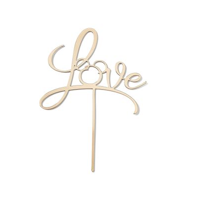 Lenox Disney Bridal Cake Topper, 0.90, Metallic