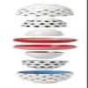 kate spade new york On the Spot 8-Piece Mini Nesting Set, White/MultiColor view 3