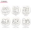 Tees Factory SG-5542183ST Sumikko Gurashi Coloring Can Badge, Large, Polar Bear & Tonkatsu, Approx. Diameter 3.0 x Depth 0.3 inches (7.5 x 0.7 cm) view 4