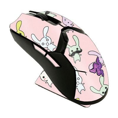 MightySkins Glossy Glitter Skin Compatible with Razer Viper Ultimate - Bunny Bunches | Protective, Durable High-Gloss Glitter Finish | Easy to Apply and Change Styles | Made in The USA