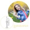 NUOBESTY 1pc Musical Trumpet Prop Fake Plating Trumpet Model Toy for Kids Early Wind Instrument Learning Tool view 4