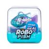 Robo Alive Robo Fish Series 2 (Teal + Orange 2 Pack) by ZURU Robotic Swimming Fish Water Activated, Changes Color, Comes with Batteries, Amazon Exclusive - Teal + Orange (2 Pack), 7165E view 2