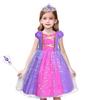 Acecharming Rapunzel Princess Dress Girls Cosplay Costume Kids Floral Puffy Dresses for Summer Pageant Fancy Dress Up Party view 3