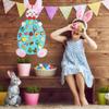 Hying Easter DIY Felt Rabbit Set - Bunny Craft Kits With Detachable Ornament, Happy Easter Chick Eggs for Wall Hanging, Home Party Decoration Supplies view 3