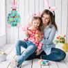 Hying Easter DIY Felt Rabbit Set - Bunny Craft Kits With Detachable Ornament, Happy Easter Chick Eggs for Wall Hanging, Home Party Decoration Supplies view 4