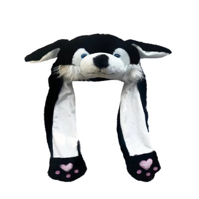 Mordarli Unicorn Hat Plush Bunny Hats Caps with Ears Moving Jumping Pop Up