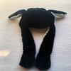 Mordarli Unicorn Hat Plush Bunny Hats Caps with Ears Moving Jumping Pop Up view 2