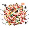 NWFashion 112PCS Miniature Decor Dessert Pastry Toy Food Cake Topper Scrapbooking Shoe Decoration Charms (Christmas) view 1