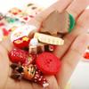 NWFashion 112PCS Miniature Decor Dessert Pastry Toy Food Cake Topper Scrapbooking Shoe Decoration Charms (Christmas) view 3