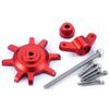 RCLIONS 1.9/2.2 Inch RC Beadlock Wheel Hub Tire Installation&Removal Tool Assembly for TRX4 SCX10 1/10 RC Crawler Car Upgrade Parts (Red) view 3