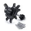 RCLIONS 1.9/2.2 Inch RC Beadlock Wheel Hub Tire Installation&Removal Tool Assembly for TRX4 SCX10 1/10 RC Crawler Car Upgrade Parts (Black) view 1