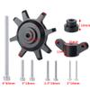 RCLIONS 1.9/2.2 Inch RC Beadlock Wheel Hub Tire Installation&Removal Tool Assembly for TRX4 SCX10 1/10 RC Crawler Car Upgrade Parts (Black) view 2