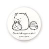 Tees Factory SG-5542187SI Sumikko Gurashi Coloring Can Badge, Small, Polar Bear, 2.2 x Depth 0.3 inches (5.6 x 0.7 cm) view 1