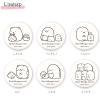 Tees Factory SG-5542187SI Sumikko Gurashi Coloring Can Badge, Small, Polar Bear, 2.2 x Depth 0.3 inches (5.6 x 0.7 cm) view 3