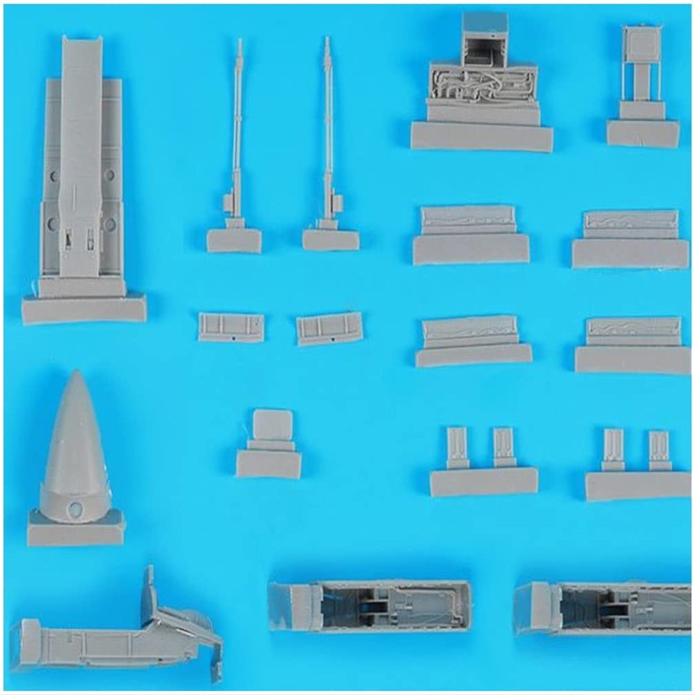 Black Dog HAUA48136 1/48 FMA IA-58 Pukara Landing Gear Storage Gun for Kinetic Plastic Model Parts