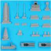 Black Dog HAUA48136 1/48 FMA IA-58 Pukara Landing Gear Storage Gun for Kinetic Plastic Model Parts view 1