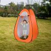 NC 1-2 Person Portable Pop Up Toilet Shower Tent Changing Room Dressing Tent Camping Shelter Orange view 2