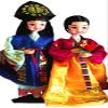 Korean Beauty Hanbok Dolls Korean Traditional Bride Groom Wedding Doll Figurines Basic Wedding Gift Marriage Couple Dolls (5) view 1