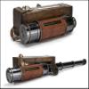 Marine Sailor Boat Maritime Antique Brass Telescope in Victorian Red Leather Case Collectibles Nautical Gifts view 1