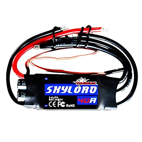 Dynam Skylord ESC 40A Switch UBEC 5V 3A for RC Model Warbird Sporter Trainer Airplane Helicopter