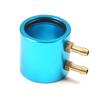 Heyiarbeit Aluminum 24mm RC Boat Motor Water Cooling Jacket with Inlet & Outlet Fittings Heatsink for 20-Series RC Boat Motor Part Accessory (Blue) view 1