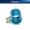 Heyiarbeit Aluminum 24mm RC Boat Motor Water Cooling Jacket with Inlet & Outlet Fittings Heatsink for 20-Series RC Boat Motor Part Accessory (Blue) view 3