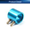 Heyiarbeit Aluminum 24mm RC Boat Motor Water Cooling Jacket with Inlet & Outlet Fittings Heatsink for 20-Series RC Boat Motor Part Accessory (Blue) view 4