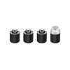 4PCS Aluminum M6 Center Lock Nut Wheel Caps Lug Nuts for 1/6 RC Crawler Car Axial SCX6 Jeep JLU Wrangler Upgrade Parts (Black) view 2