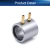 Heyiarbeit Aluminum 24mm RC Boat Motor Water Cooling Jacket with Inlet & Outlet Fittings Heatsink for 20-Series RC Boat Motor Part Accessory (Silver) view 3