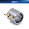 Heyiarbeit Aluminum 24mm RC Boat Motor Water Cooling Jacket with Inlet & Outlet Fittings Heatsink for 20-Series RC Boat Motor Part Accessory (Silver) view 4
