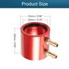 Heyiarbeit Aluminum 24mm RC Boat Motor Water Cooling Jacket with Inlet & Outlet Fittings Heatsink for 20-Series RC Boat Motor Part Accessory (Red) view 2