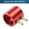 Heyiarbeit Aluminum 24mm RC Boat Motor Water Cooling Jacket with Inlet & Outlet Fittings Heatsink for 20-Series RC Boat Motor Part Accessory (Red) view 4
