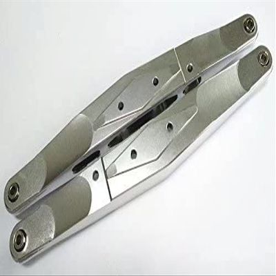 for Losi 1/10 Baja Rey LOS234003 LOS334006 Aluminum Lower Rear Trailing Arm (2) Silver