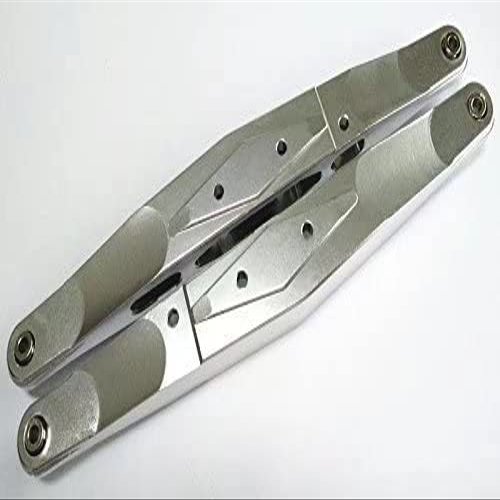 for Losi 1/10 Baja Rey LOS234003 LOS334006 Aluminum Lower Rear Trailing Arm (2) Silver