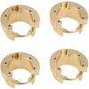 for Traxxas TRX-4 4pcs Brass Counterweight Steering Block Wheel Axle with Stainless Screws view 2