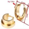 for Traxxas TRX-4 4pcs Brass Counterweight Steering Block Wheel Axle with Stainless Screws view 3
