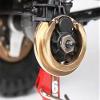 for Traxxas TRX-4 4pcs Brass Counterweight Steering Block Wheel Axle with Stainless Screws view 4